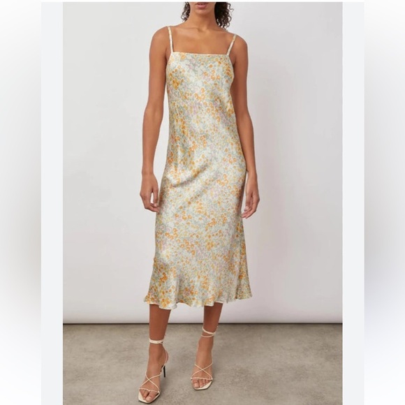 Rails Mina Summer Meadow Dress Size Medium Floral Summer Wedding Guest Romantic - Picture 1 of 10